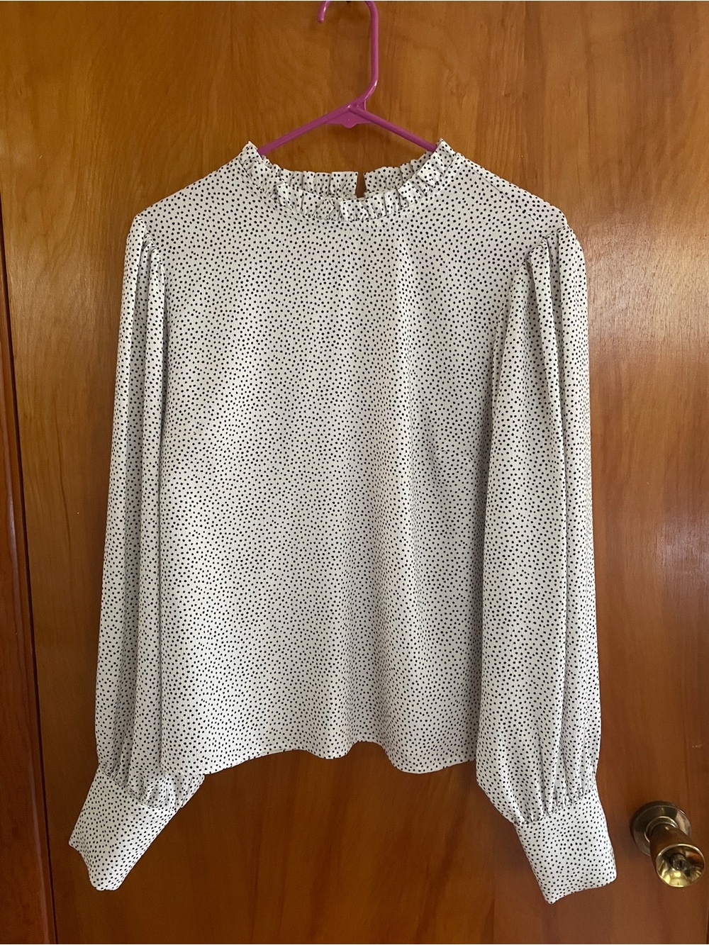 Polka dot blouse